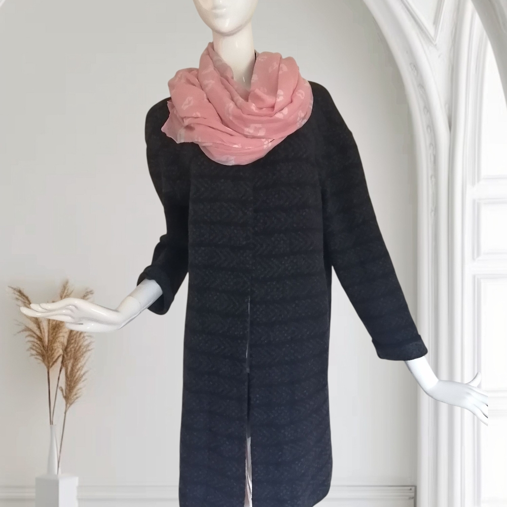 Chiaramente Chic Black Blazer Coat M
